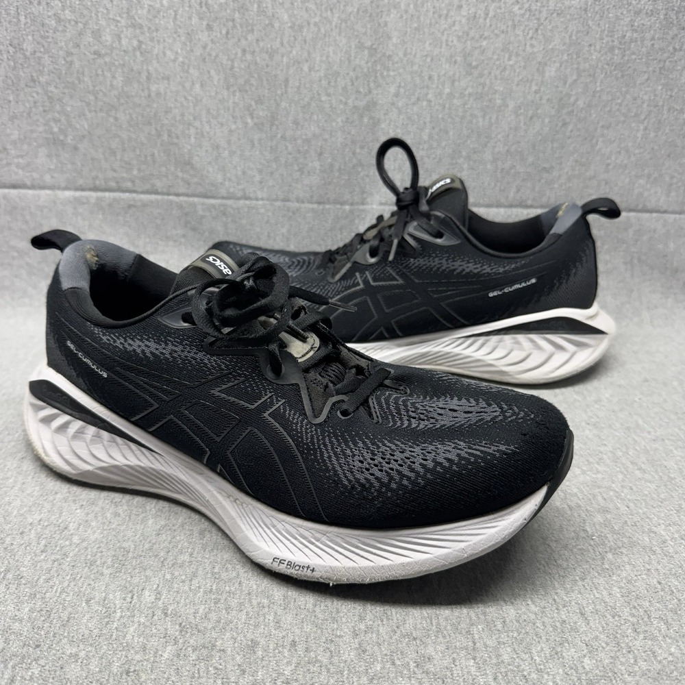 ASICS Gel-Cumulus 25 Men's 10.5 Running Shoes Black Athletic Training Sneakers